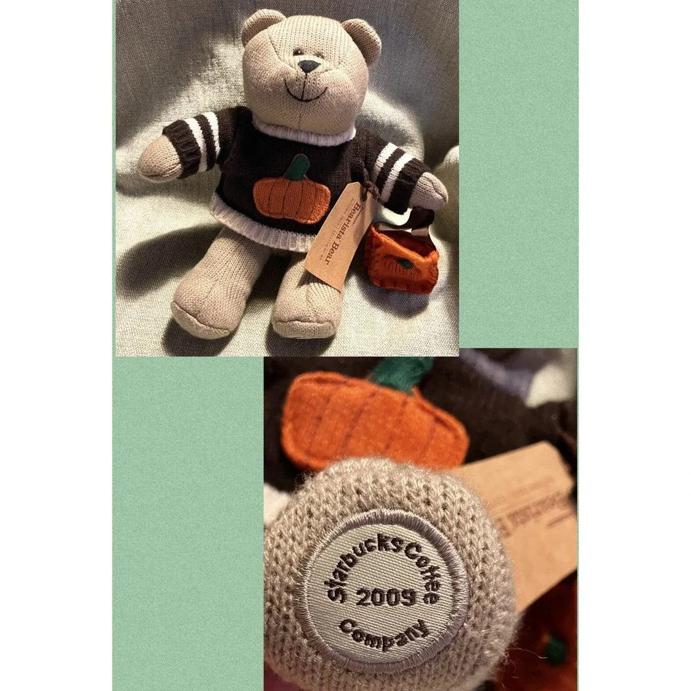 Starbucks Coffee BEARISTA BEAR Fall THANKSGIVING 85th Edition 2009 Plush W/  Tag